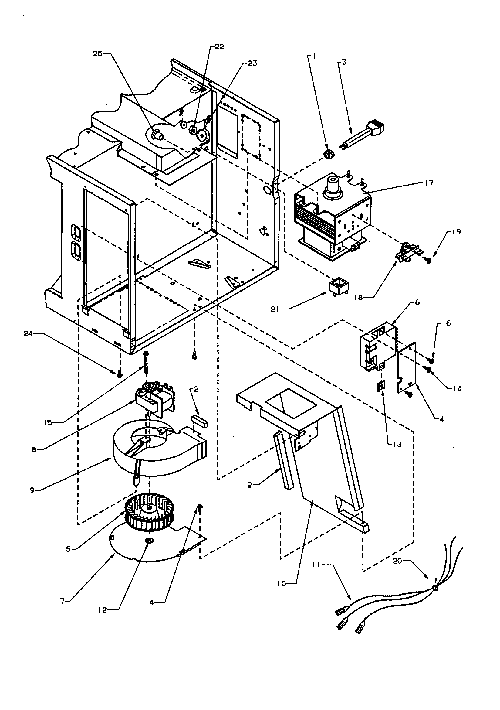 Amana RBG322T1/P1170208M electrical parts diagram