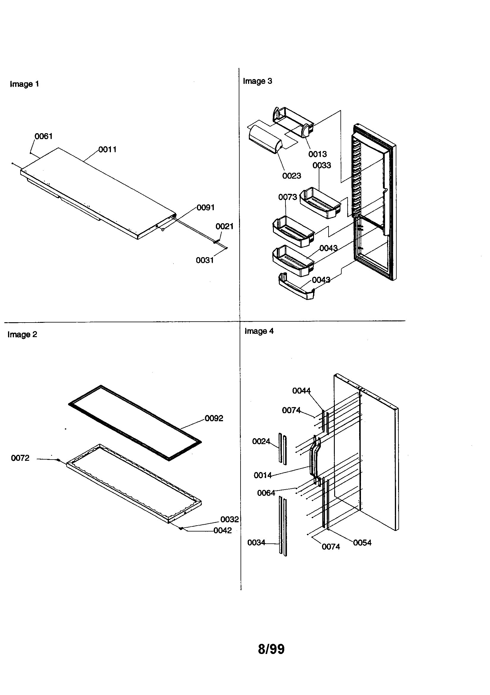 Amana SZD26VW-P1315207WW door/trim/handles diagram