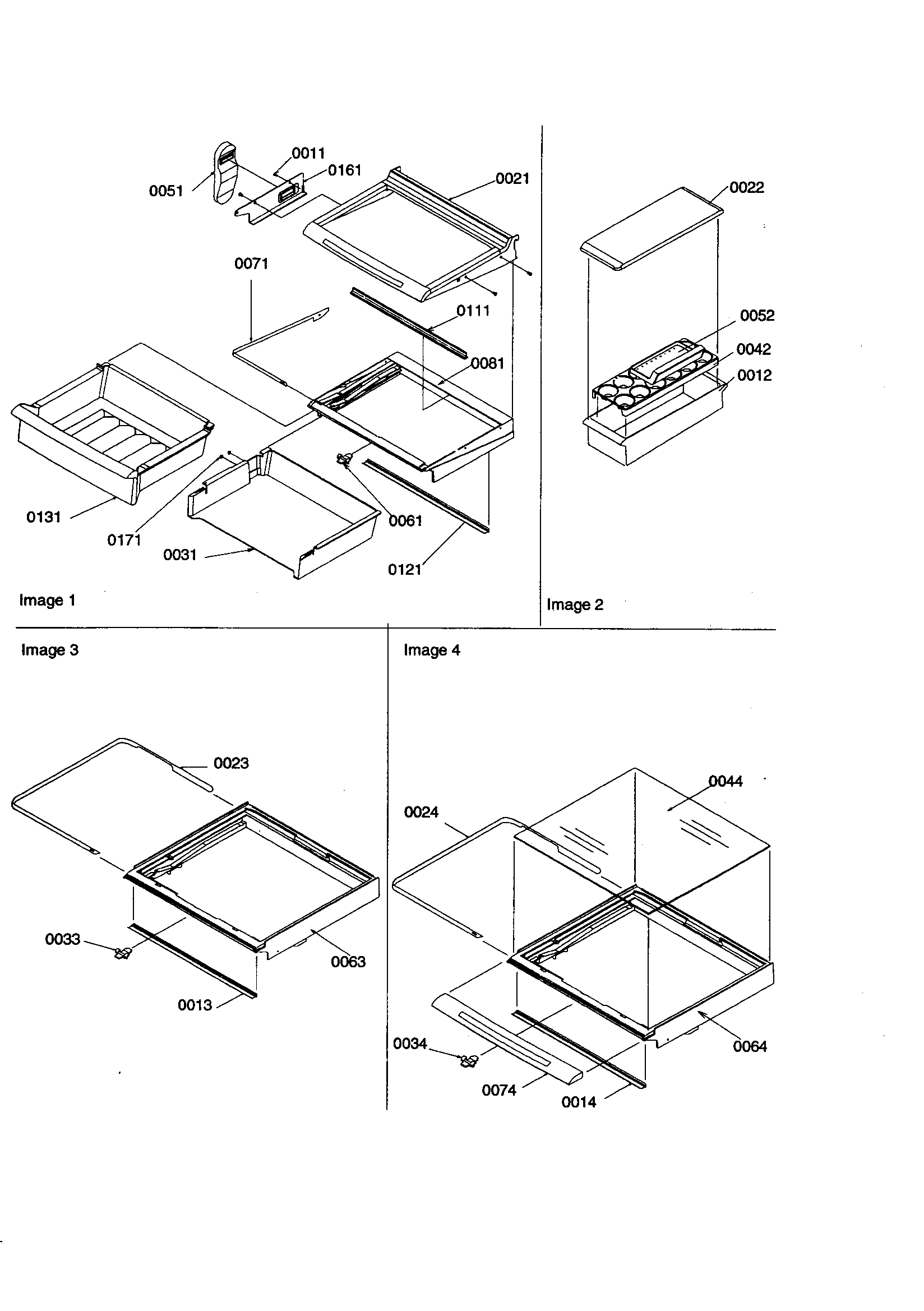 Amana SZD26VW-P1315207WW deli/shelves/crisper diagram