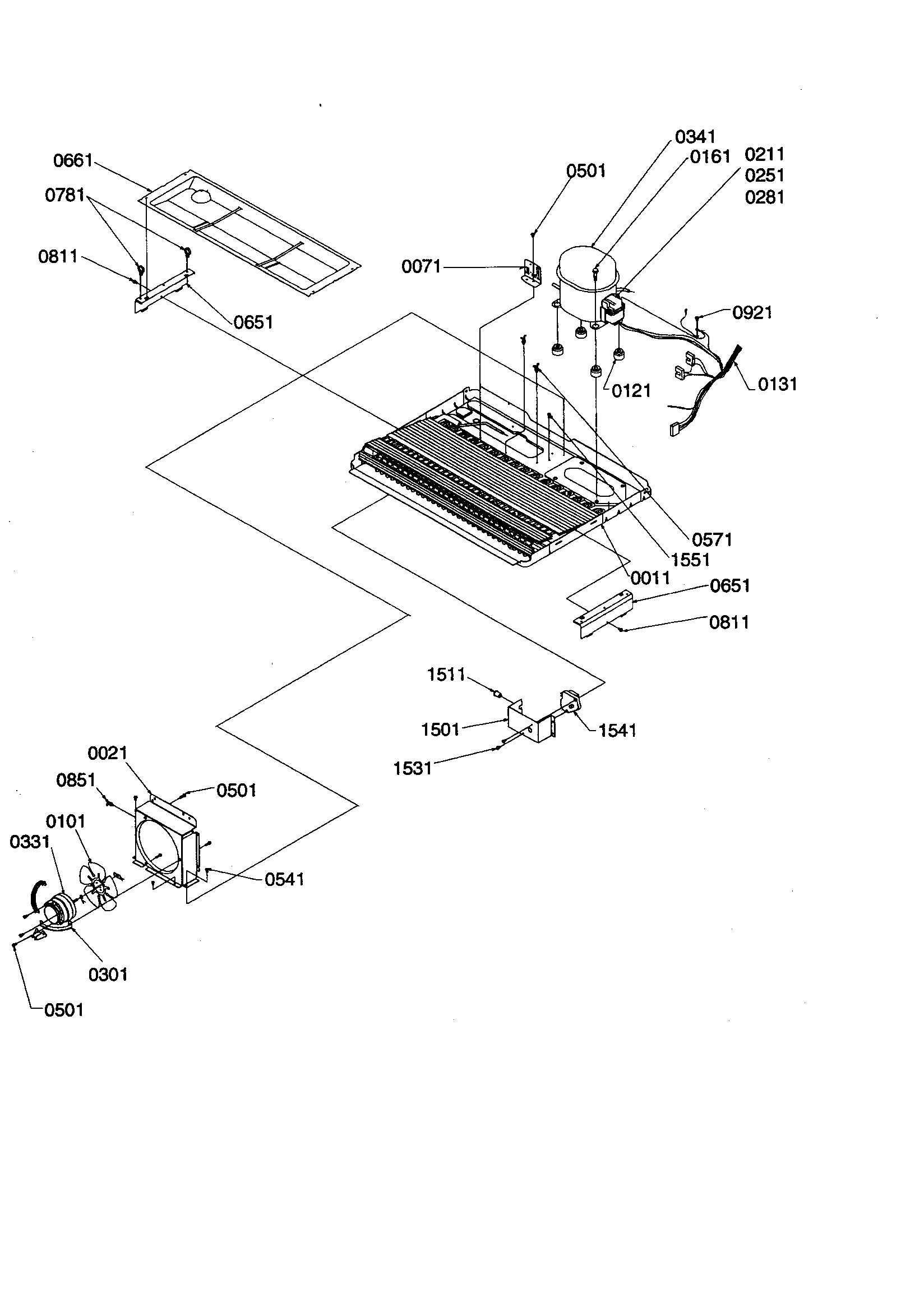 Amana SZD26VW-P1315207WW machine compartment diagram