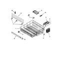 Kenmore 66515979991 upper rack and track diagram