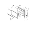 Kenmore 10660972990 freezer door diagram