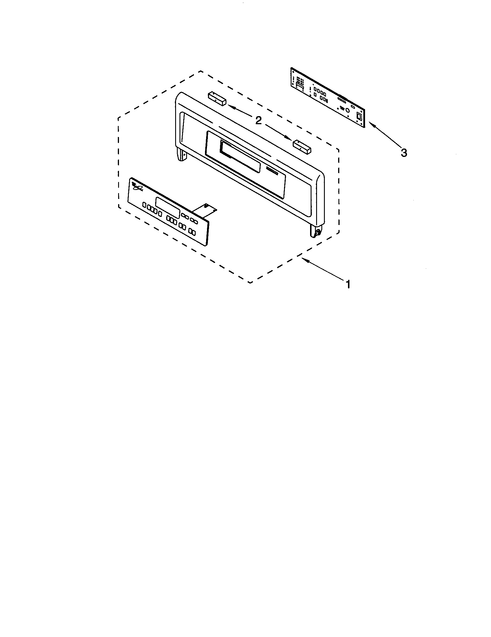 Whirlpool RBD245PDB7 control panel diagram