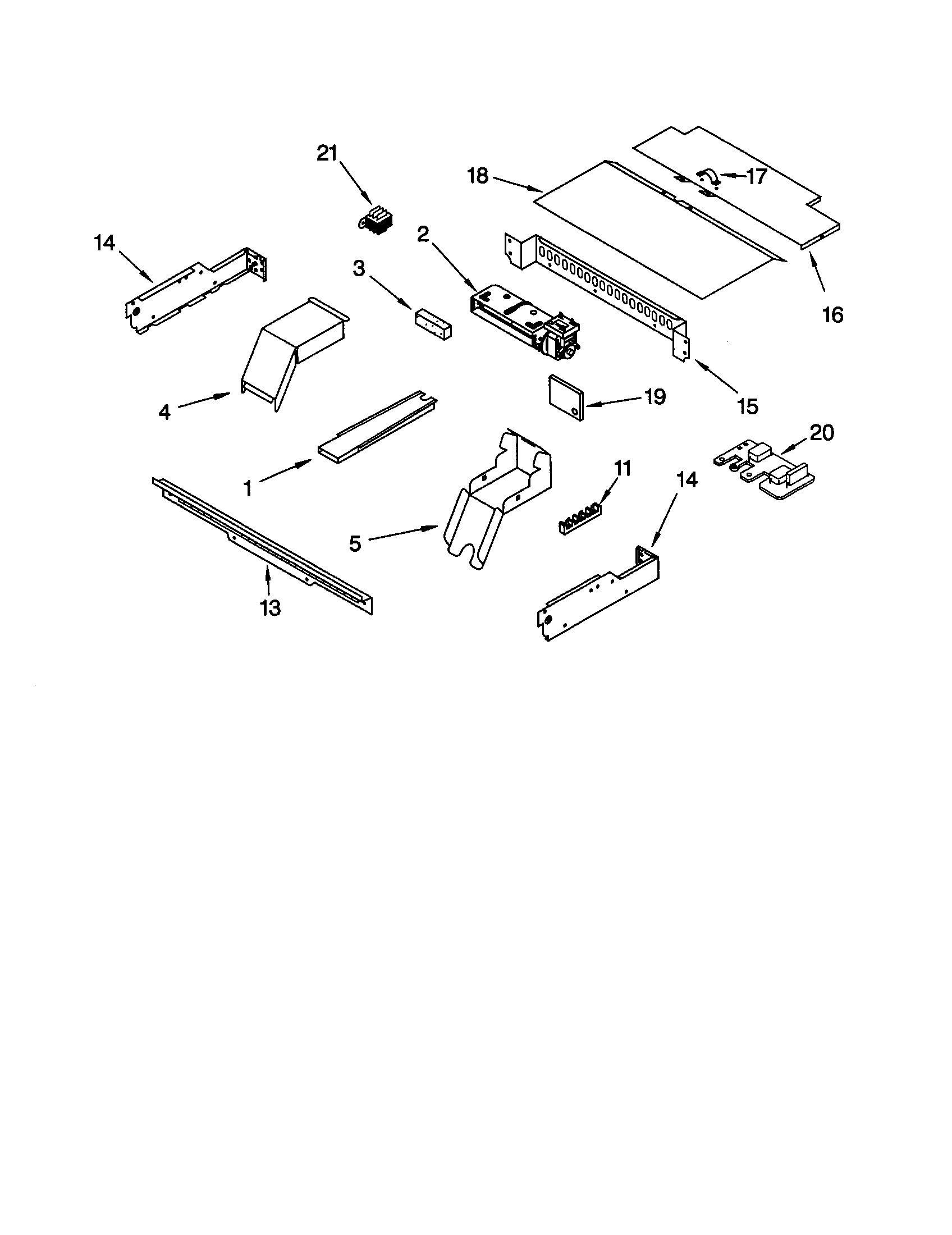 Whirlpool RBD245PDB7 top venting diagram