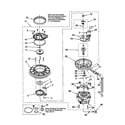 KitchenAid KUDS24SEBT5 pump and motor diagram
