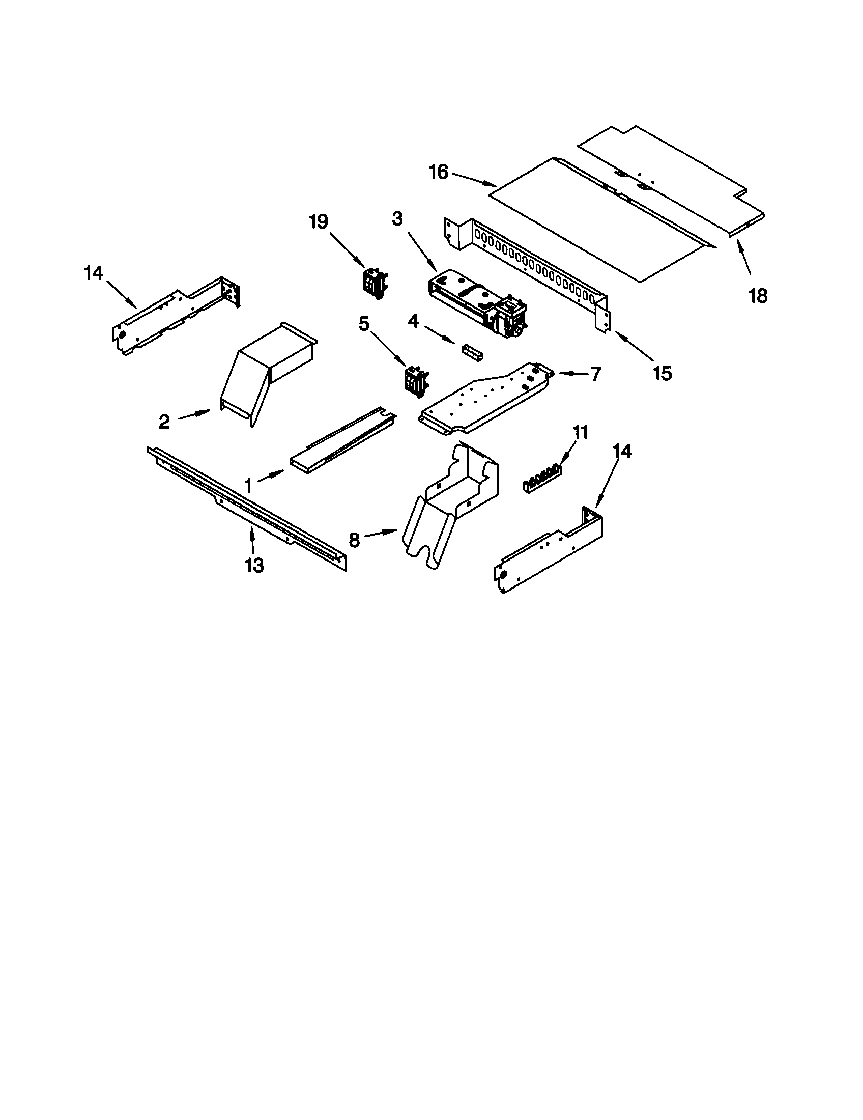 KitchenAid KEBS107DWH7 top venting diagram