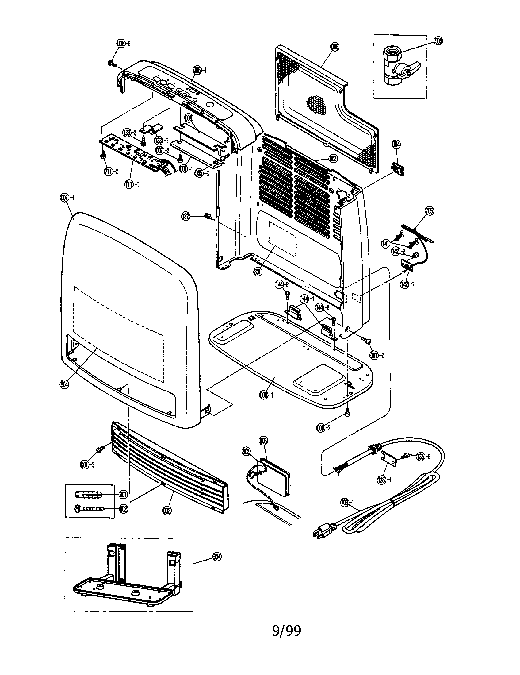 Rinnai RCE-329A louver assembly diagram