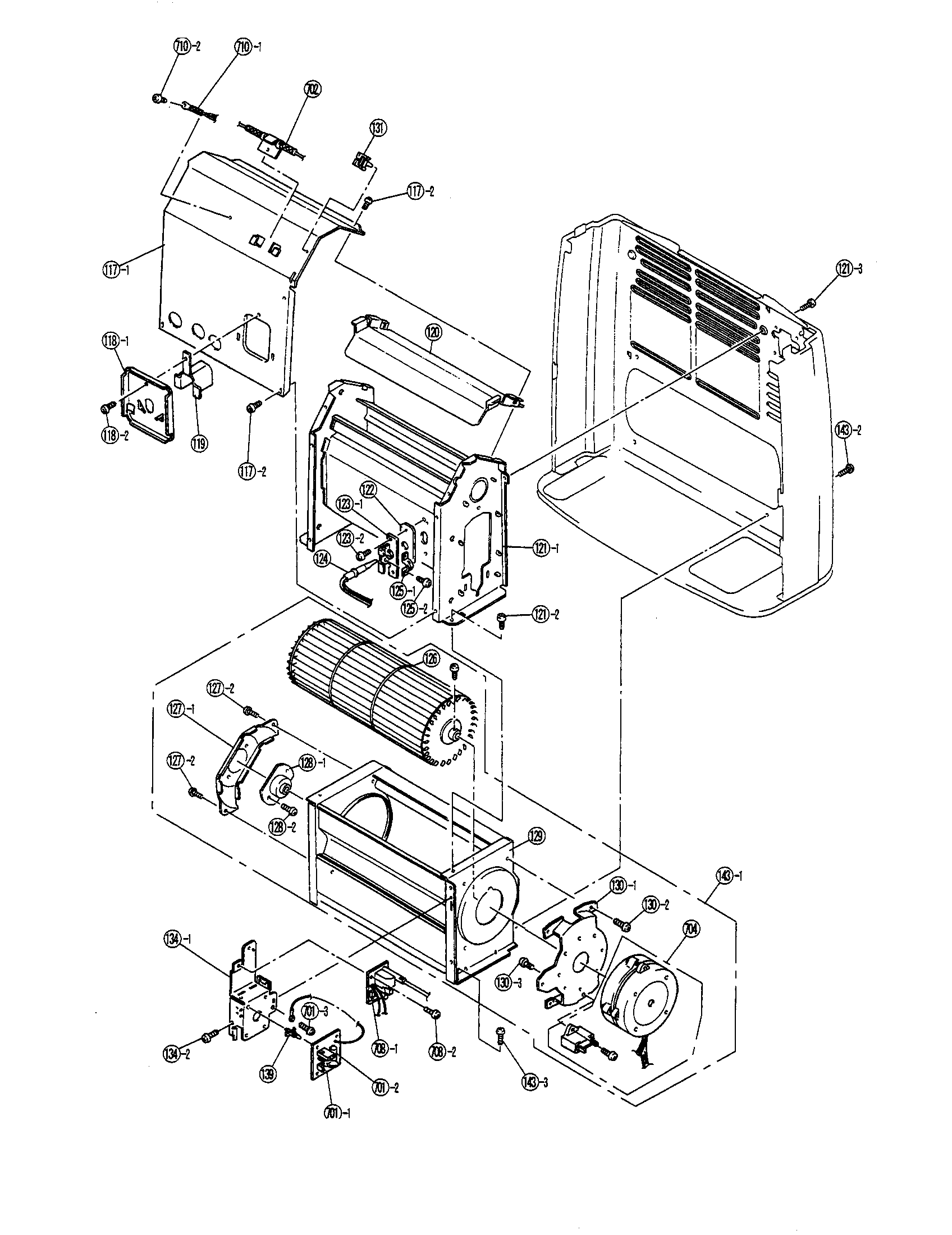 Rinnai RCE-329A blower diagram