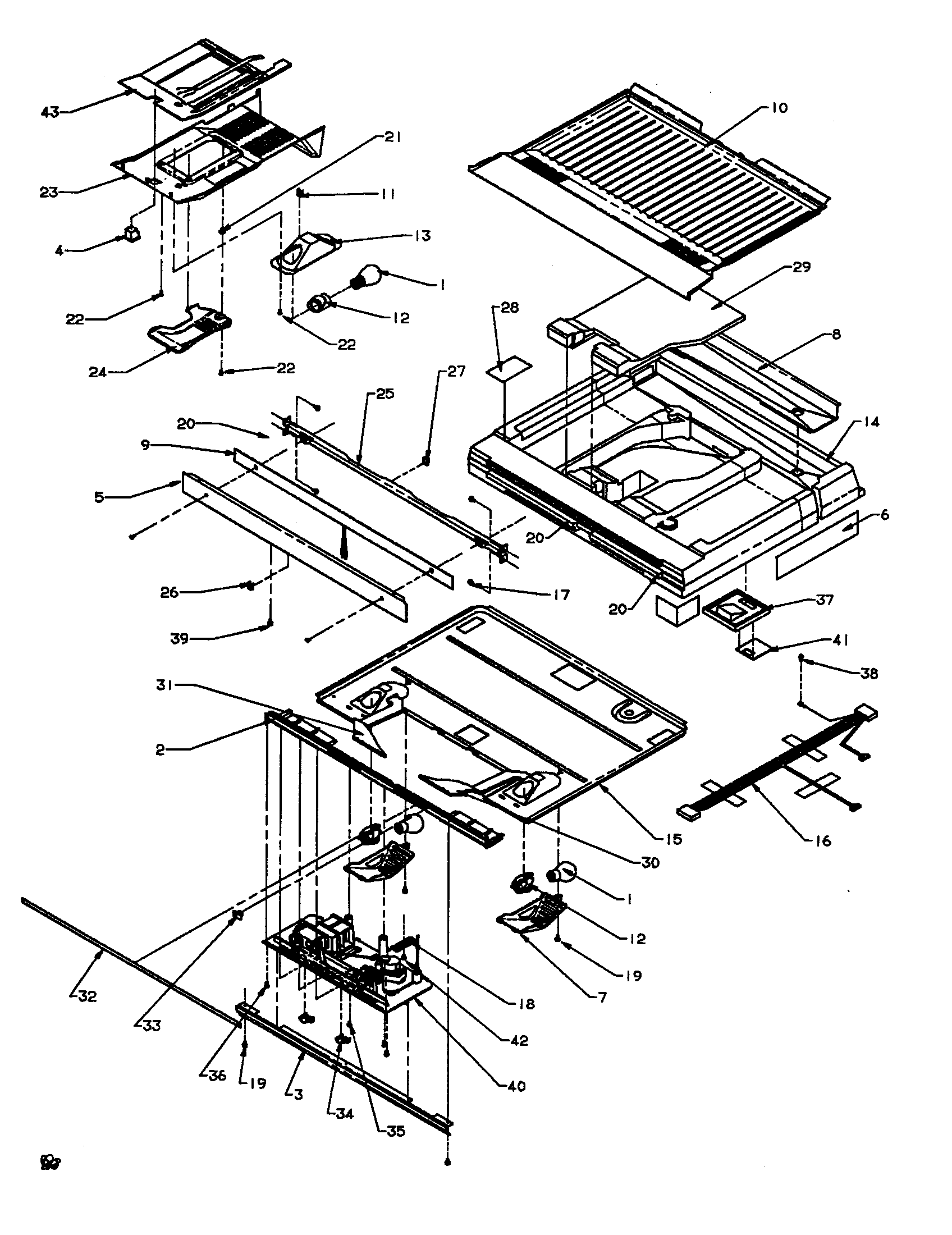 Amana TSI18A3-P1182106W divider block diagram