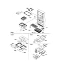 Kenmore 59679147991 shelving assemblies diagram