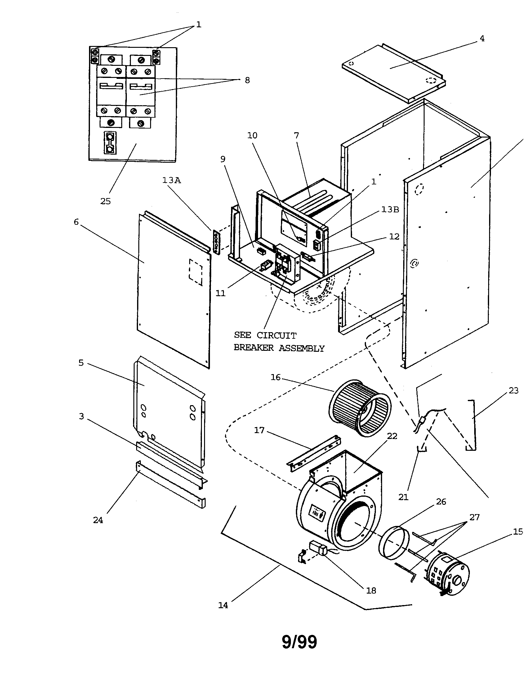 Janitrol A49-20 air handler diagram