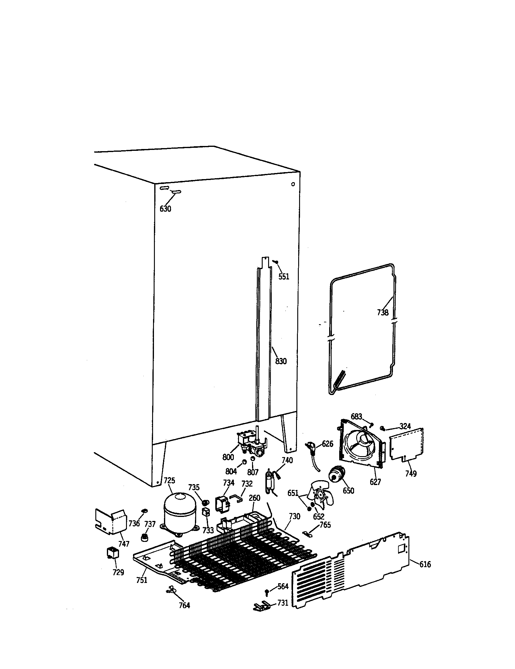 Kenmore 36357552790 unit parts diagram