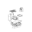 Kenmore 36377962790 shelf parts diagram