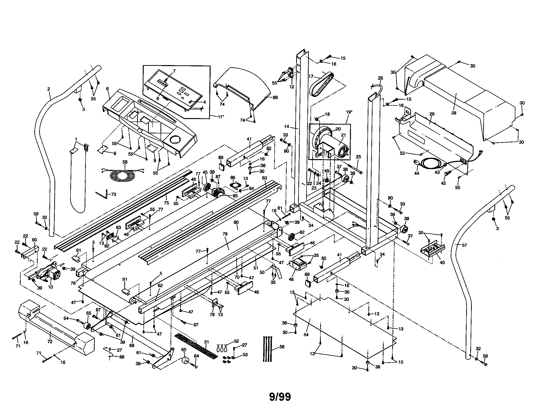 Weslo WLTL51690 weslo cadence dl40 diagram