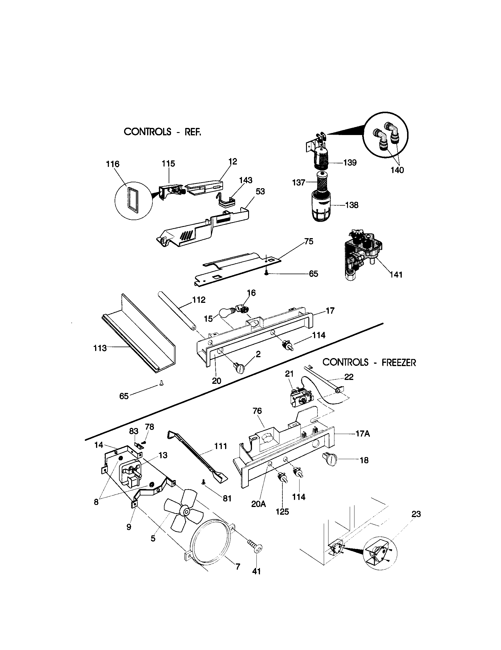 Kenmore 25359682992 controls diagram