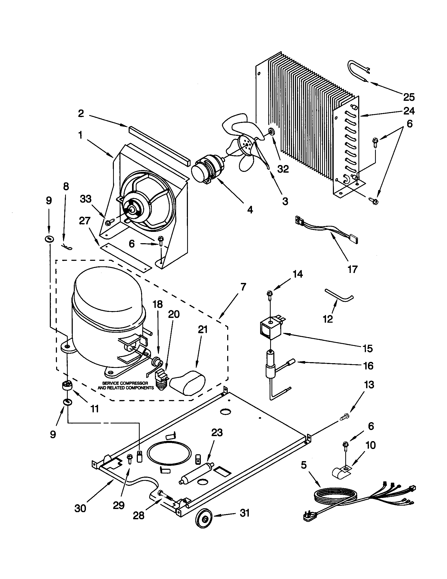 Kenmore 10689485990 unit diagram