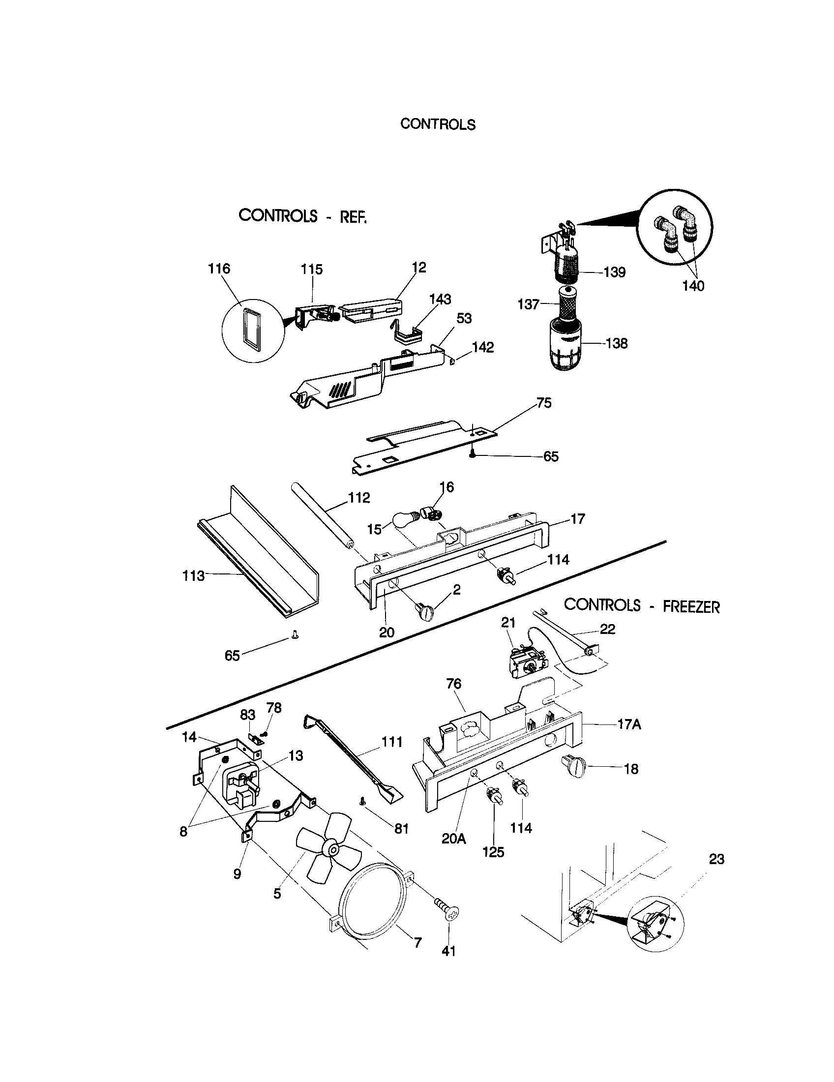 Kenmore 25358085898 controls diagram