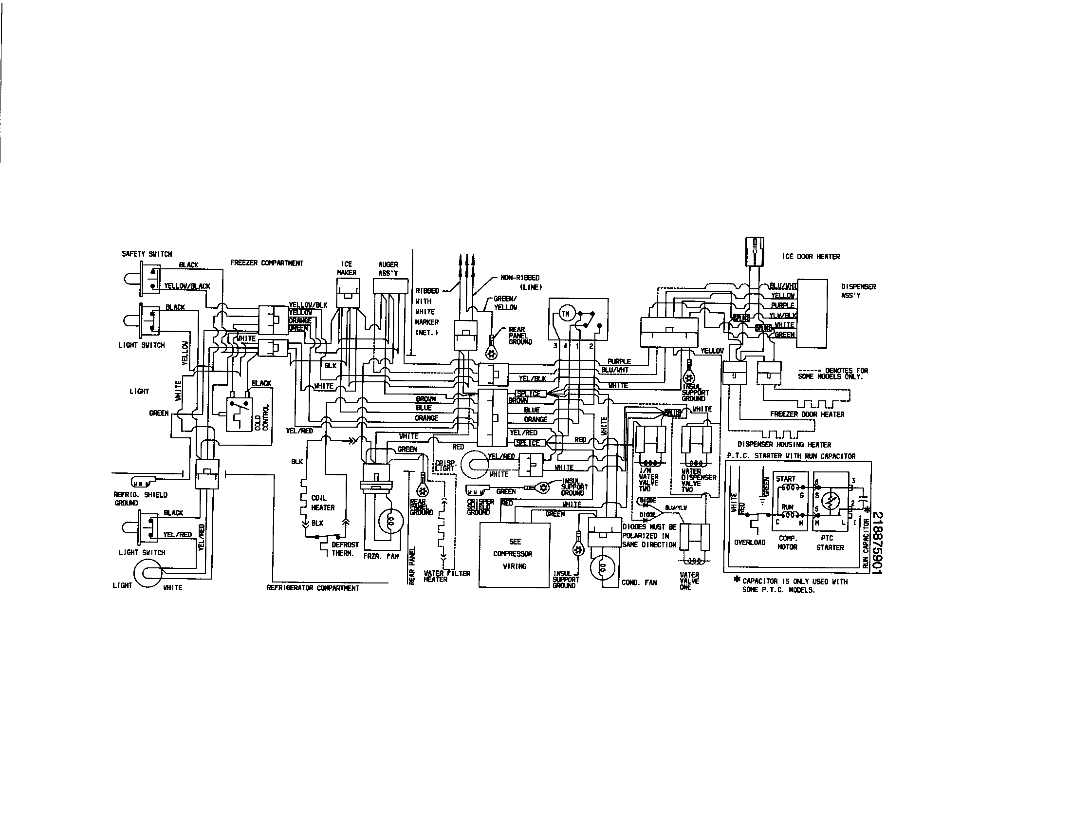 Kenmore 25358085898 wiring diagram diagram