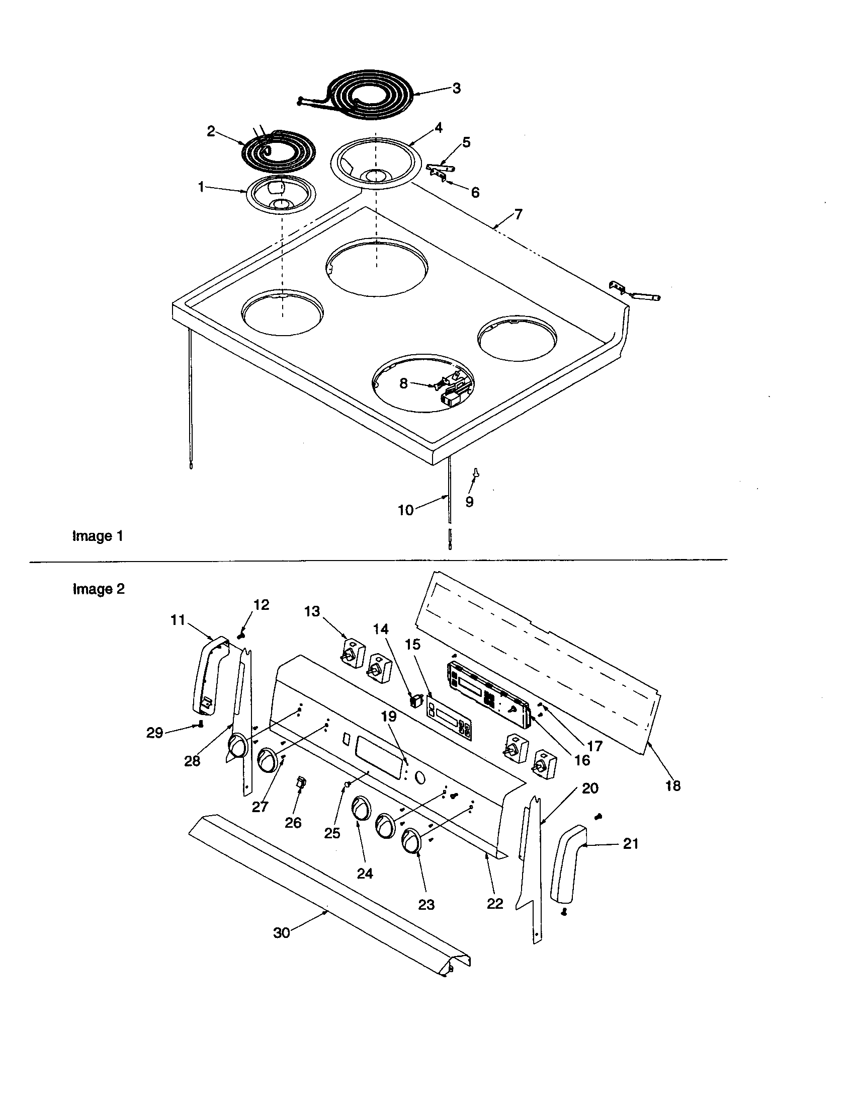 Amana ARR6202L-P1143652NL main top and backguard diagram
