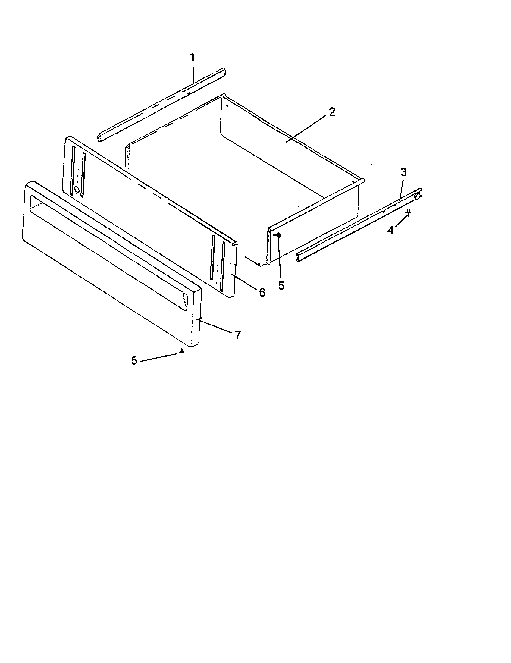 Amana ART6100LL/P1142639NLL storage door diagram