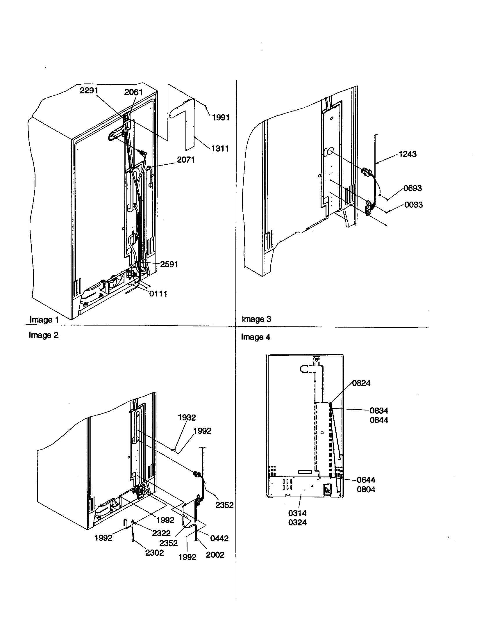 Amana SB21VPSE-P1315603WE cabinet back diagram