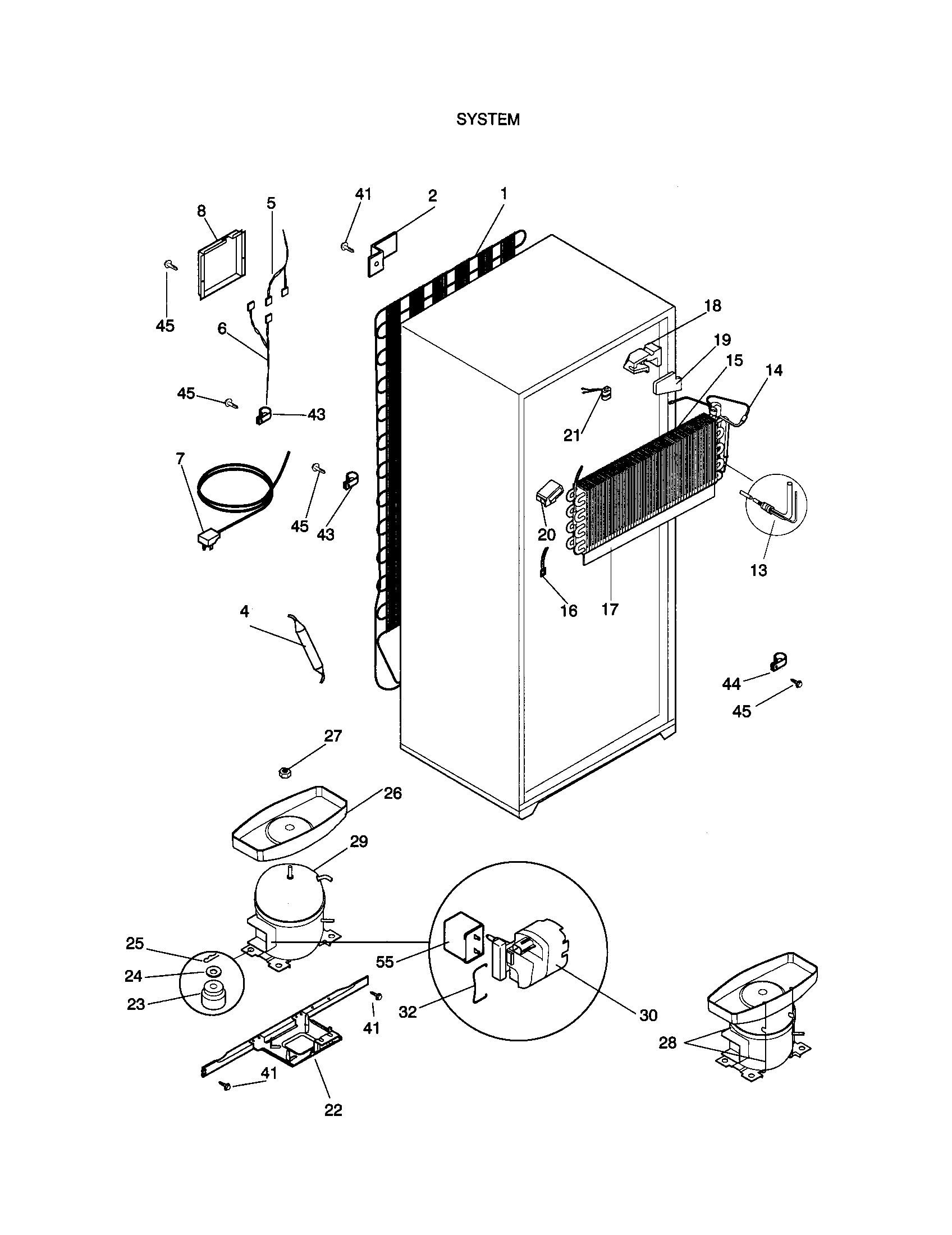 Kenmore 25379882990 system diagram