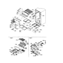 Amana TR25V2L-P1316102WL interior/drain block/control assy. diagram