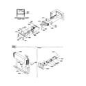 Amana TR25V2L-P1316102WL evaporator/fan motor assembly diagram