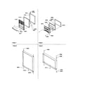 Amana TR25V2L-P1316102WL door assembly diagram