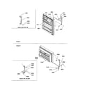 Amana TR25V2L-P1316102WL door handles and shelves diagram