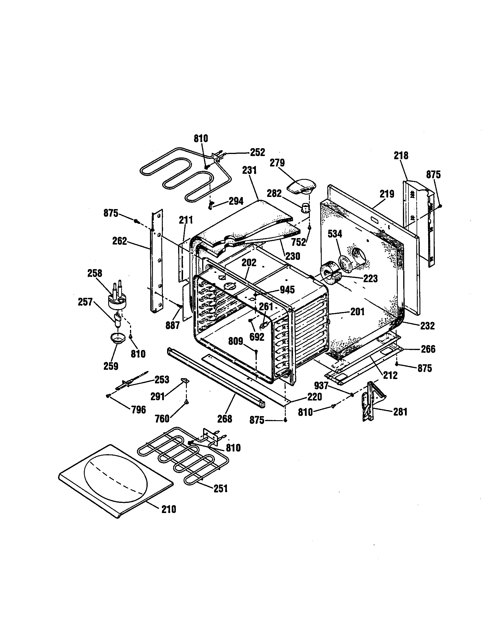 Kenmore Elite 91149013990 lower body diagram