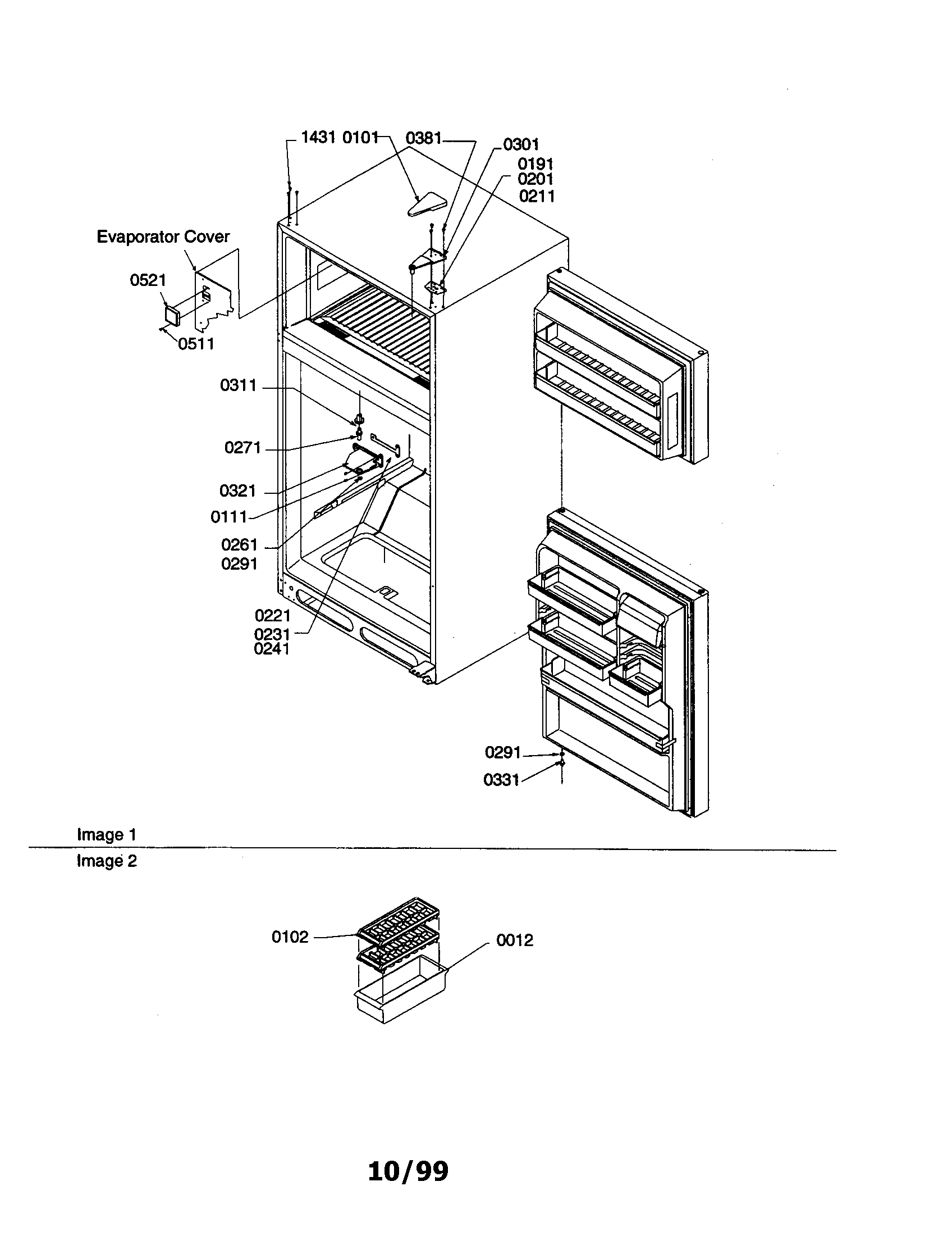 Amana TM18V2W-P1318006WW door/hinges/accessories diagram