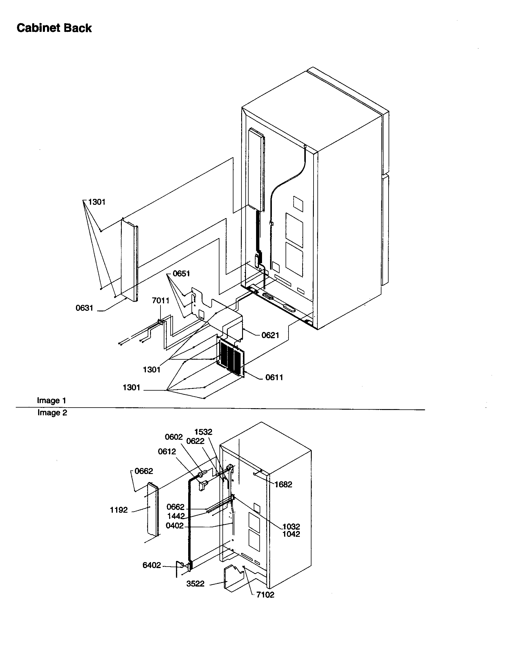 Amana TM18V2W-P1318006WW cabinet back diagram