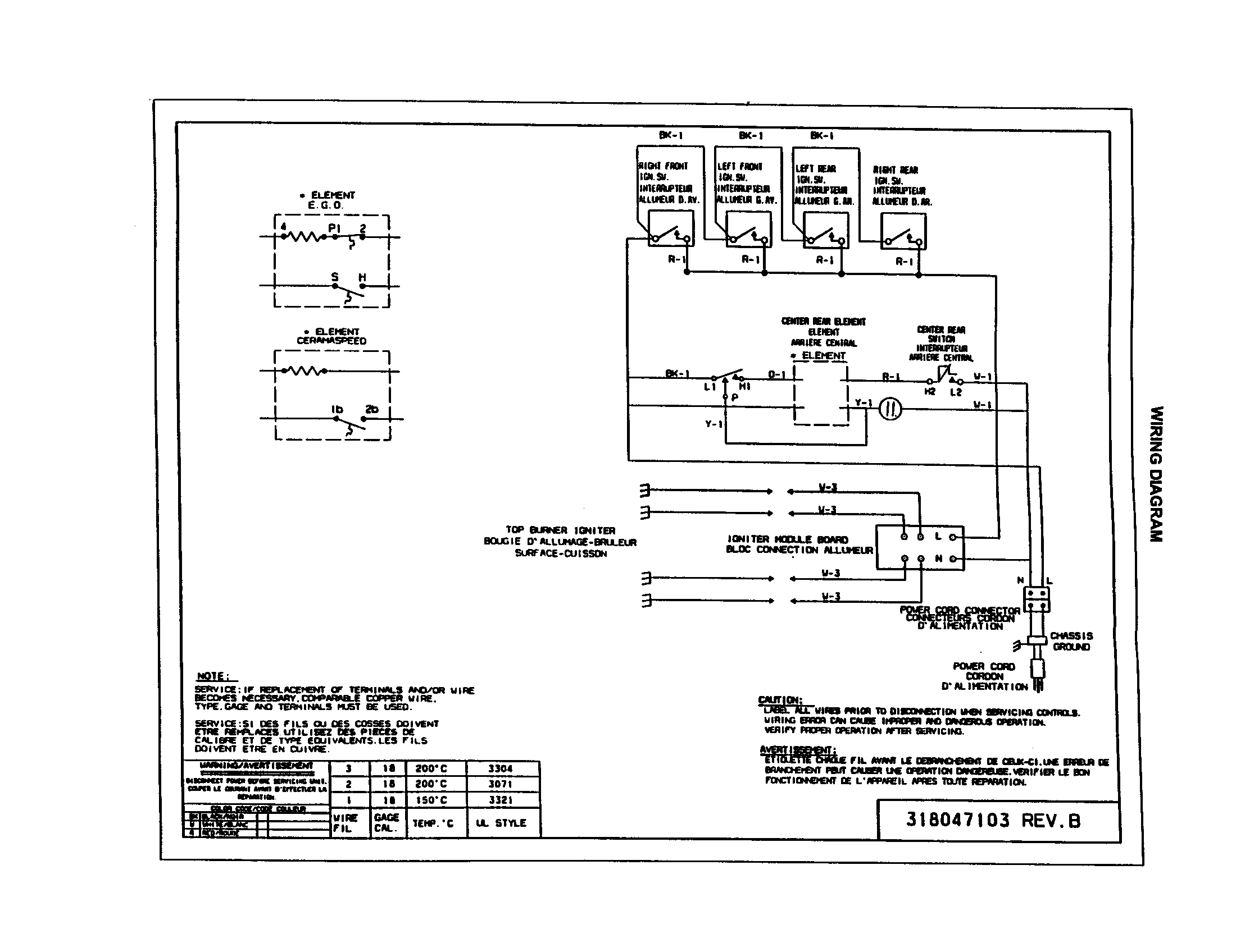 Kenmore 790330190 wiring diagram diagram