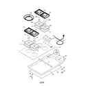 Kenmore 79033009990 cooktop diagram