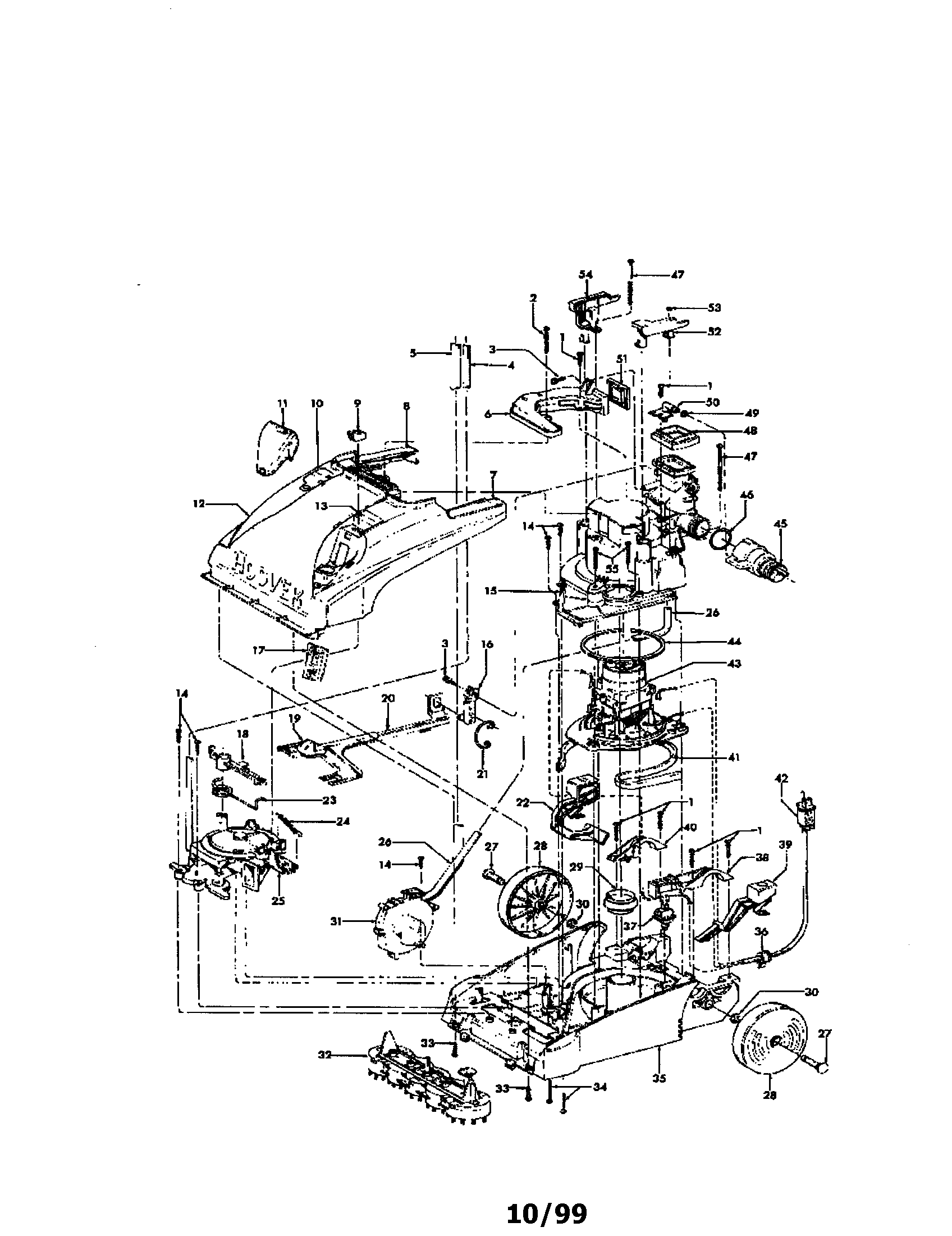 Hoover F5869-990 steamvac iii diagram