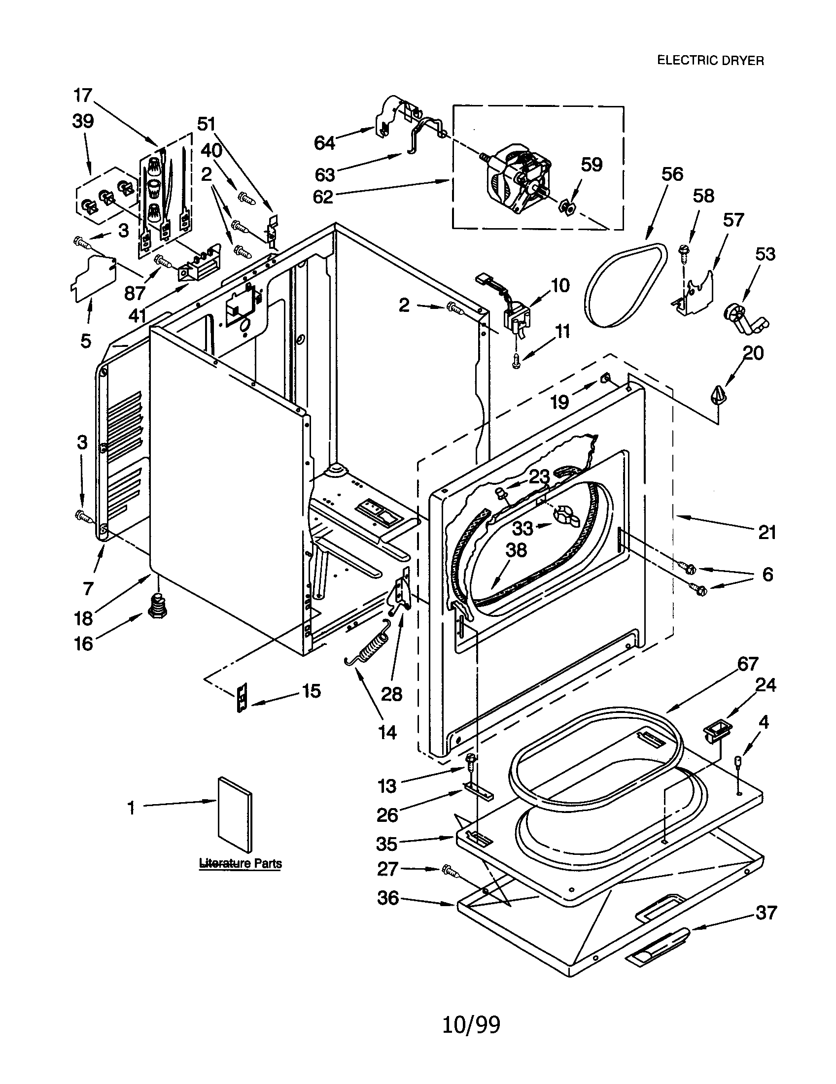 Whirlpool GEQ8858HQ0 cabinet diagram
