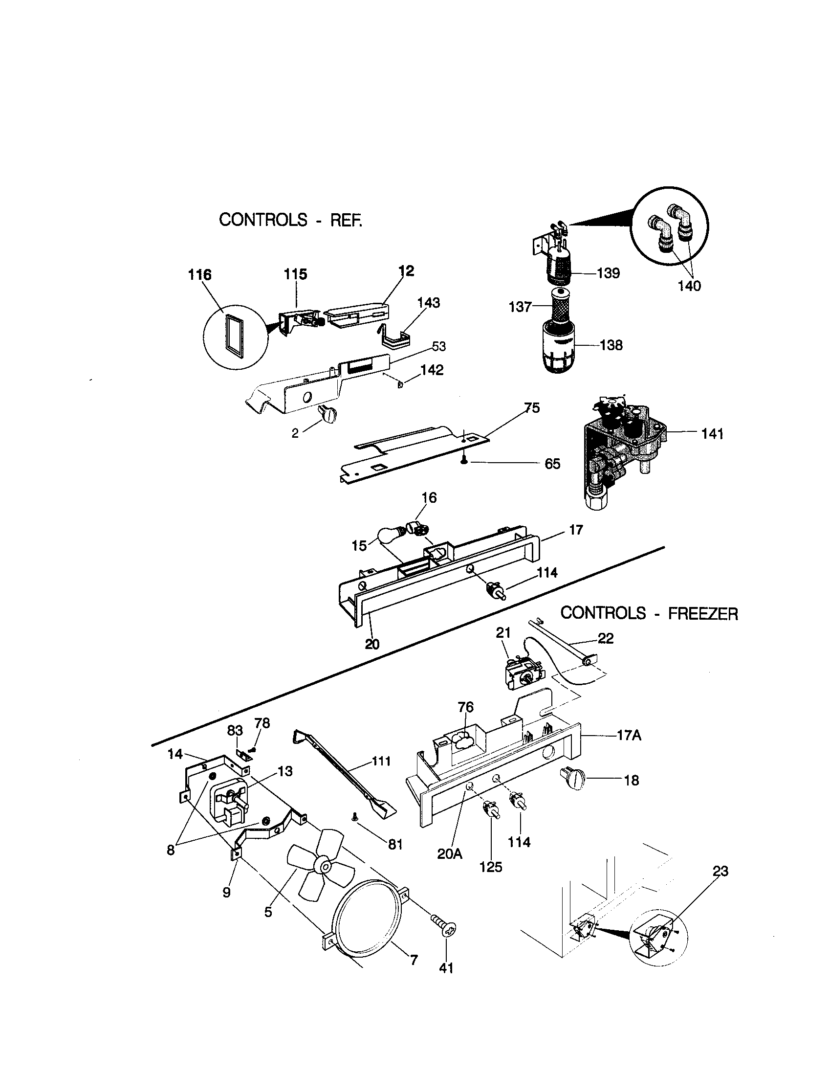 Kenmore 25359482993 controls diagram