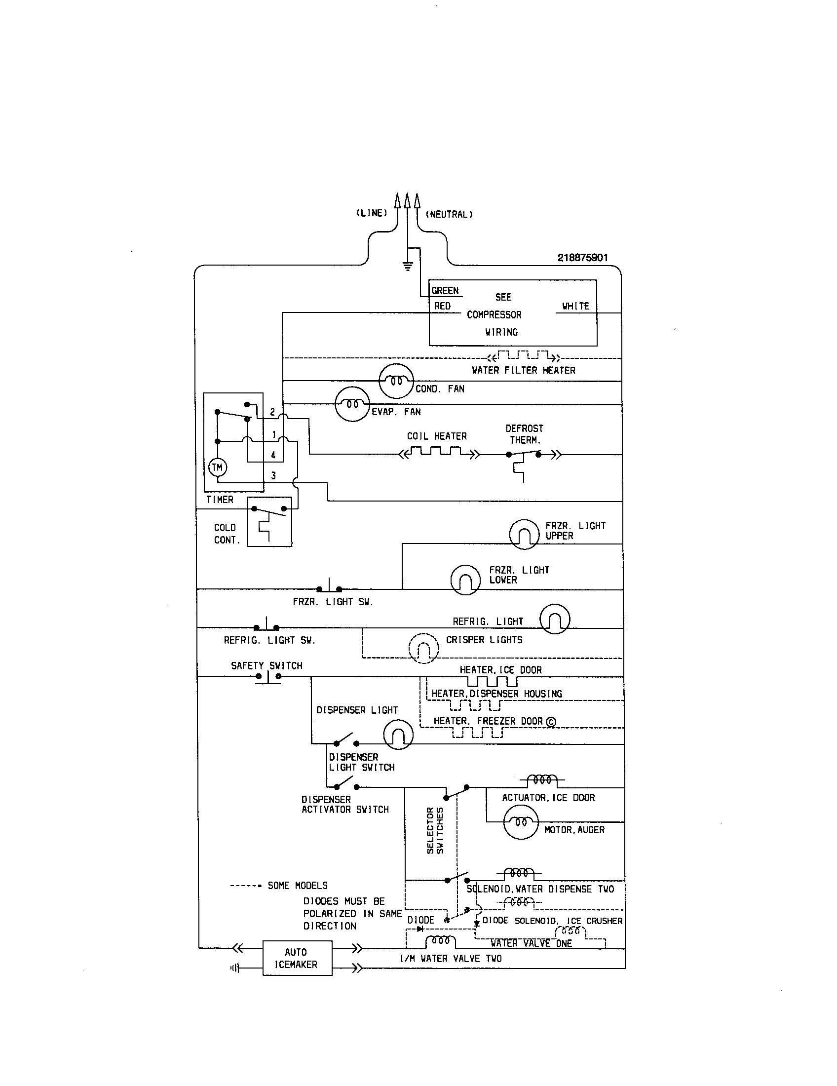 Kenmore 25359482993 wiring schematic diagram