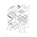 Whirlpool GI1500XHN0 evaporator/ice cutter grid/water diagram