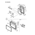 Amana B136CAL3-P1318401W door assemblies diagram