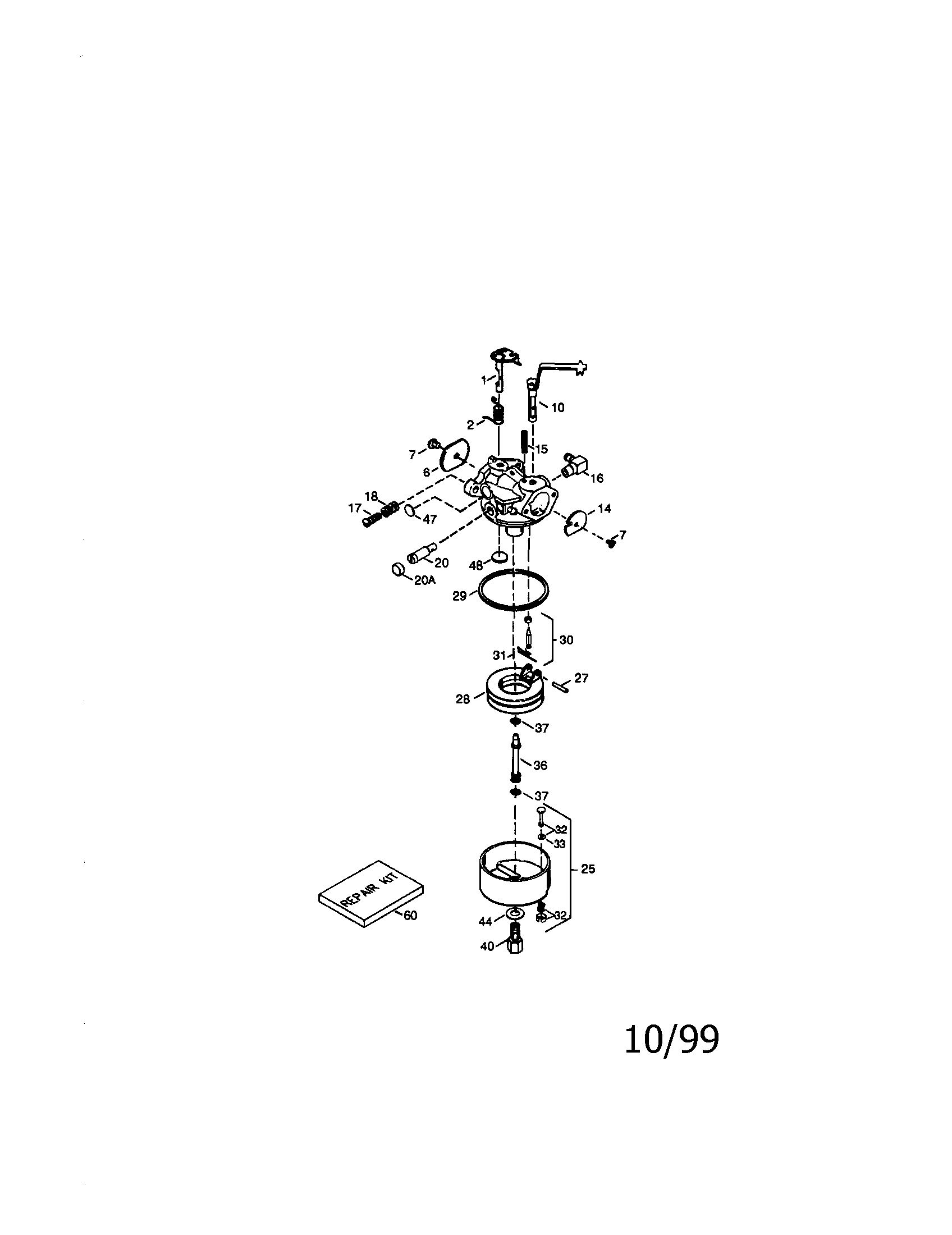 Craftsman 536885200 carburetor 640228 diagram