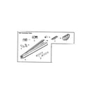 Craftsman 13953963SRT rail assembly diagram