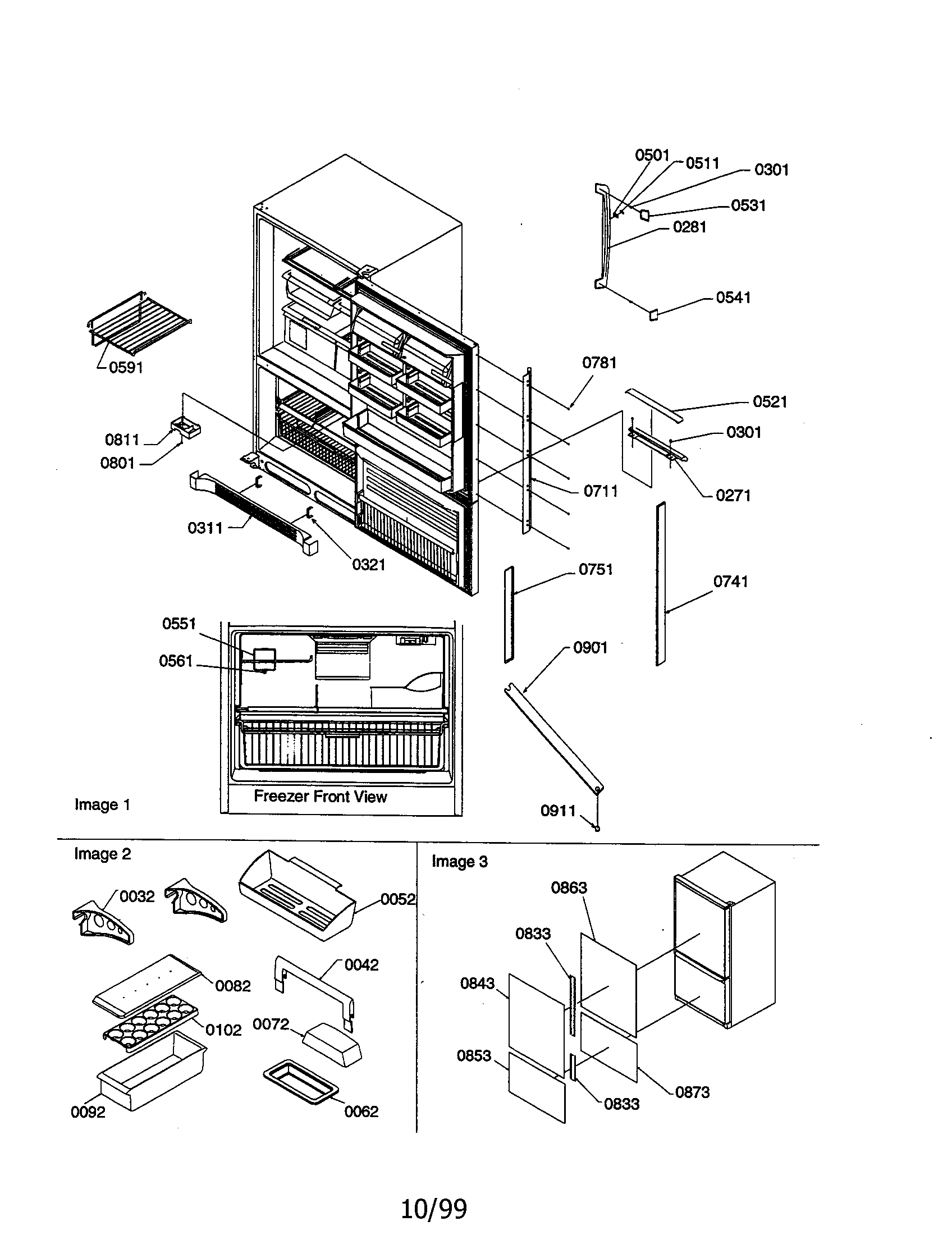 Amana BRF20TW-P1199201WW trim and accessories diagram