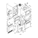KitchenAid KUIS185GBT0 cabinet liner and door diagram
