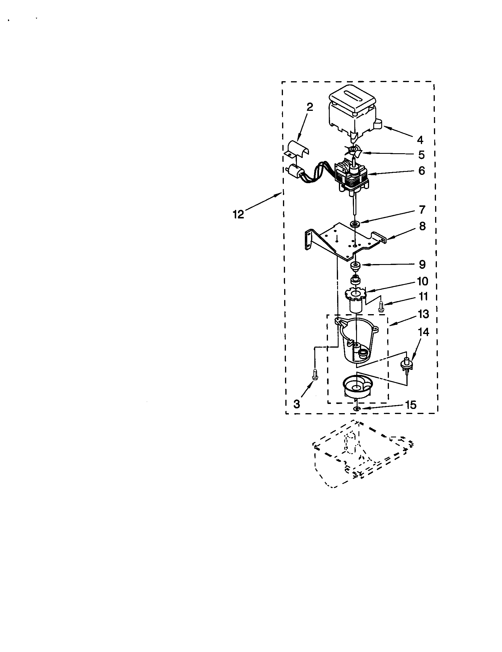 KitchenAid KUIS185GBT0 pump diagram