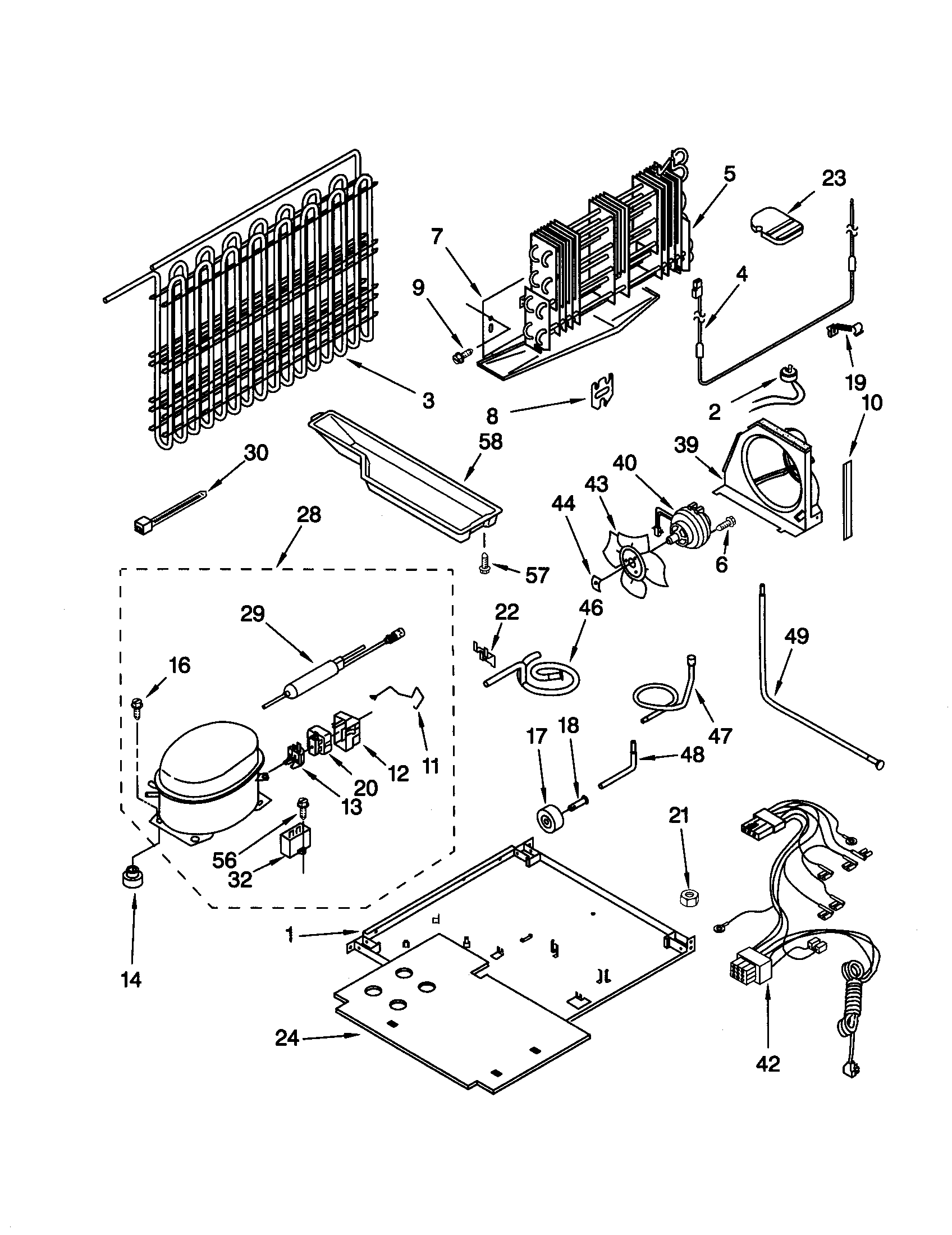 Kenmore 10668852990 unit diagram