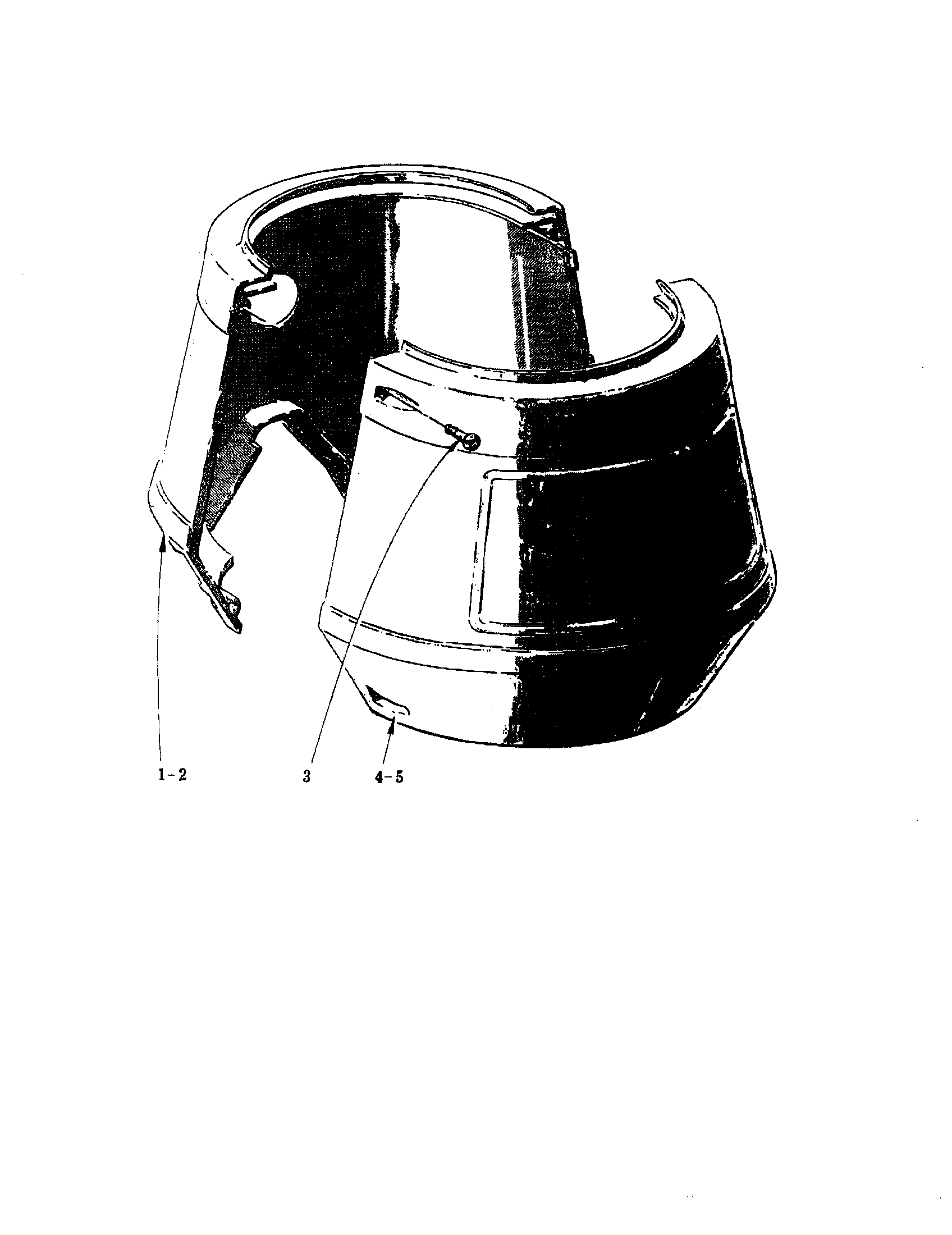 KitchenAid ML-42131 shell unit (kwd and kwg) diagram