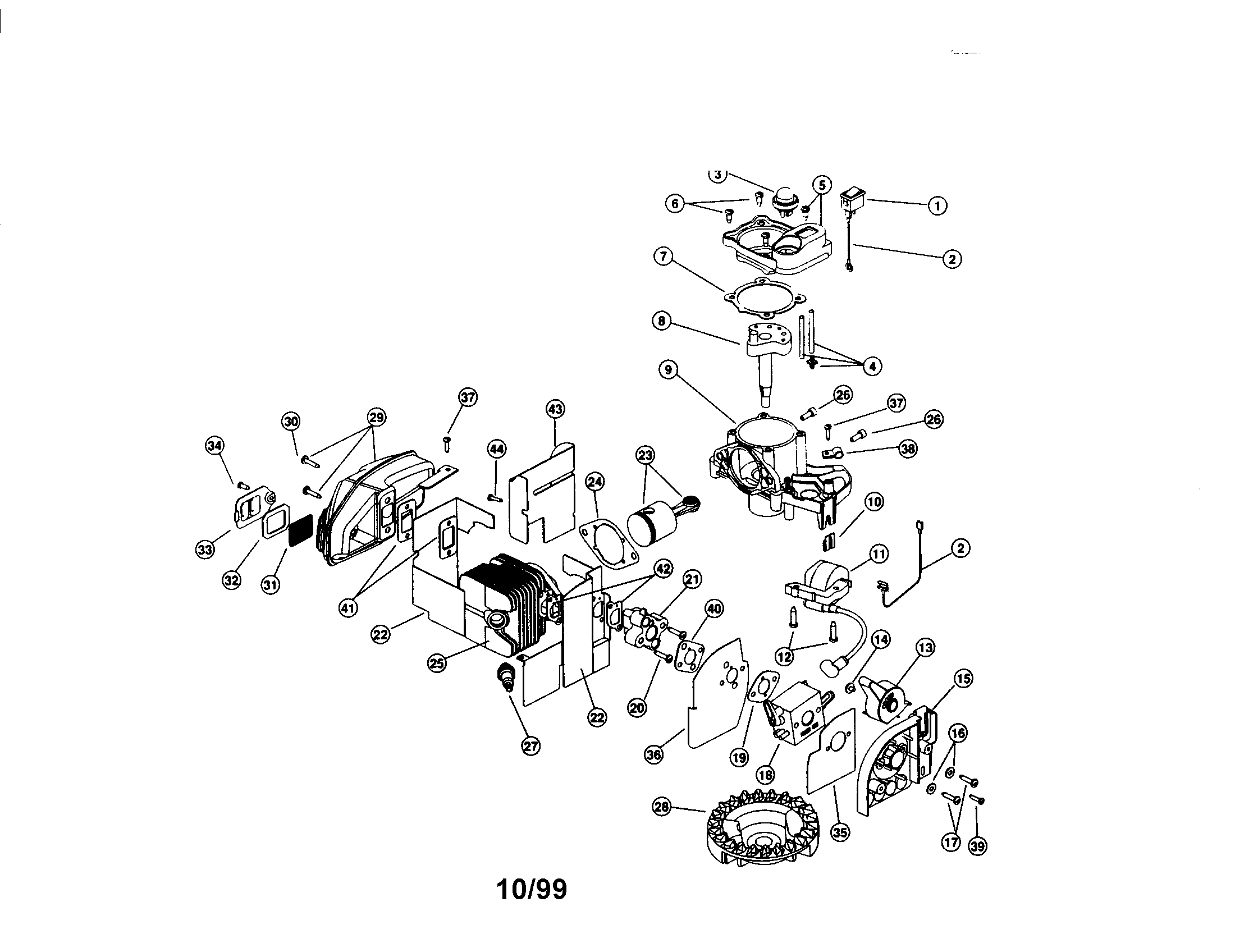 Craftsman 316797210 engine diagram