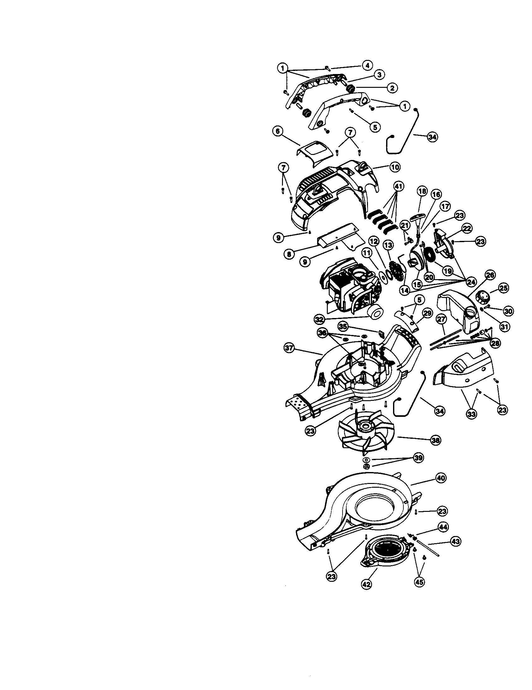 Craftsman 316797210 housing and accessories diagram